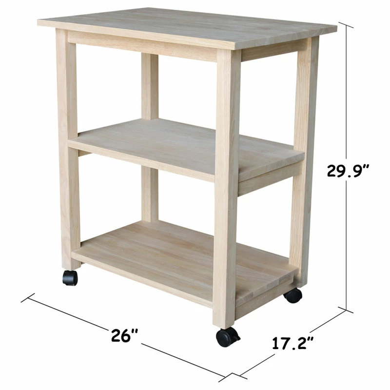 Whitewood Industries Microwave Cart 8 Whitewood Industries Microwave Cart - Image 6