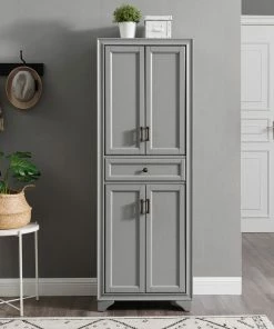 Crosley Tara Pantry Distressed Gray -Coast2Coast shop 9a016f7a0f73b8af 0114 w800 h800 b0 p0