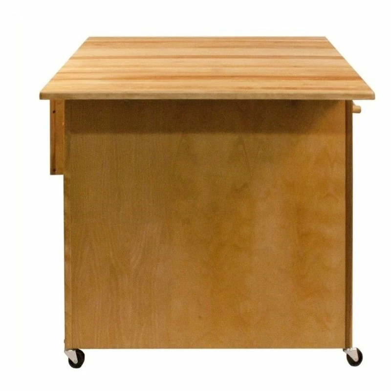 Catskill Craftsmen Deep Island With Flat Panel Doors And Drop Leaf 6 Catskill Craftsmen Deep Island With Flat Panel Doors And Drop Leaf - Image 4