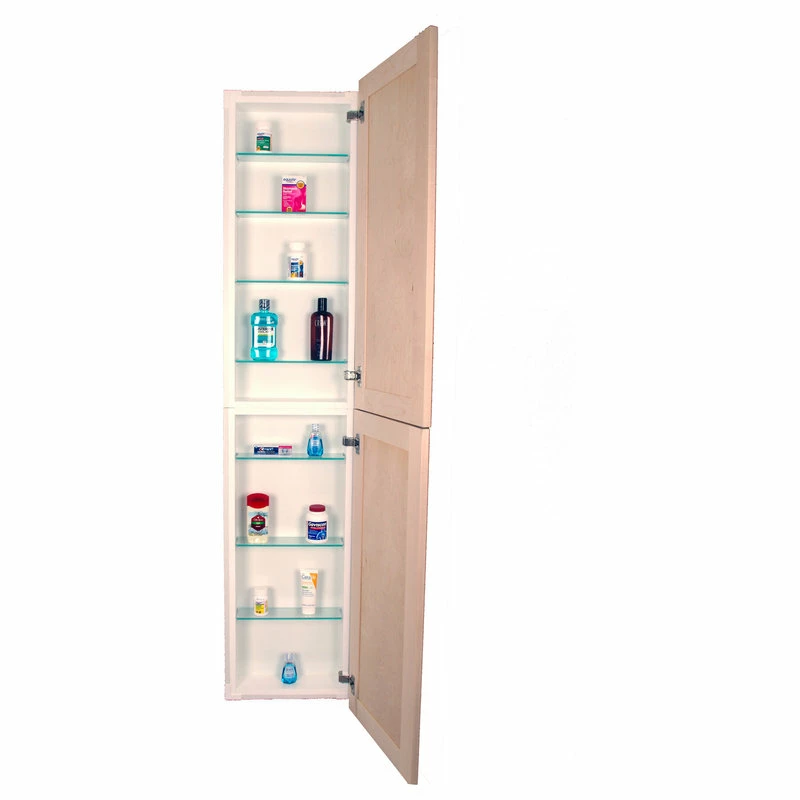 Timber Tree Cabinets Fruitville Shaker Frameless Recessed Unfinished Wood Pantry Cabinet, 14x56 6 Timber Tree Cabinets Fruitville Shaker Frameless Recessed Unfinished Wood Pantry Cabinet, 14x56 - Image 4