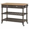 Convenience Concepts French Country 3 Tier Butcher Block Kitchen Cart V2-257 -Coast2Coast shop 9bf119970299249e 9139 w800 h800 b1 p0
