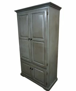 Eagle Furniture Double Wide Kitchen Pantry Cabinet, Tempting Turquoise