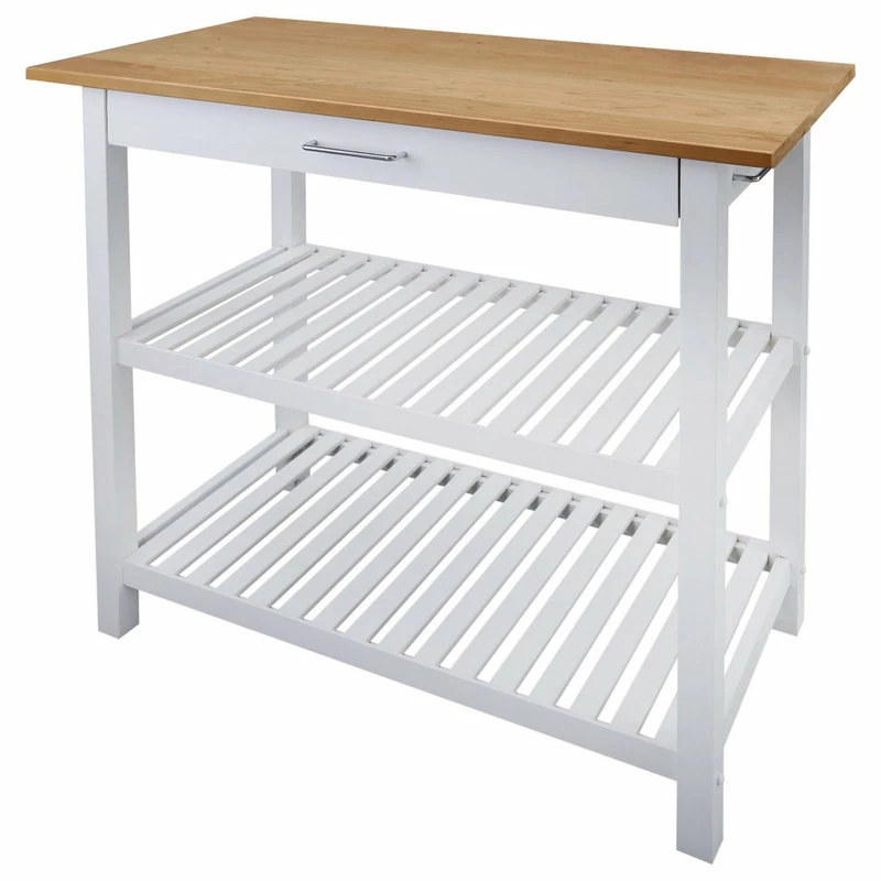 Casual Home Kitchen Island With Solid American Cherry Top 7 Casual Home Kitchen Island With Solid American Cherry Top - Image 5