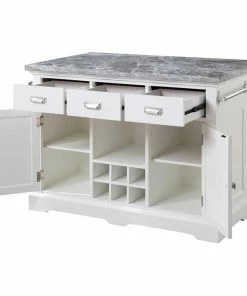 Steve Silver Zermatt White Kitchen Island -Coast2Coast shop a001cdc20fc1f64d 4992 w800 h800 b1 p0