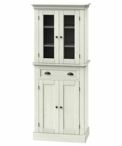 Karat Home 72” Kitchen Pantry, White