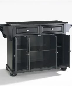 Crosley Alexandria Solid Black Granite Top Kitchen Island, Black 9 Crosley Alexandria Solid Black Granite Top Kitchen Island, Black -Coast2Coast shop a2d1b1820646358e 2038 w800 h800 b0 p0
