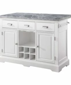Steve Silver Zermatt White Kitchen Island -Coast2Coast shop a301628a0fc1f64c 4992 w800 h800 b1 p0