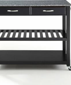 Crosley Solid Granite Top Kitchen Cart/Island, Optional Stool Storage, Black 10 Crosley Solid Granite Top Kitchen Cart/Island, Optional Stool Storage, Black -Coast2Coast shop a3513cbf06463d5e 0155 w800 h800 b0 p0