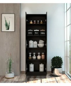 FM FURNITURE Virginia Storage Cabinet, Black Wengue 9 FM FURNITURE Virginia Storage Cabinet, Black Wengue -Coast2Coast shop a3f126920351588f 1837 w800 h800 b0 p0