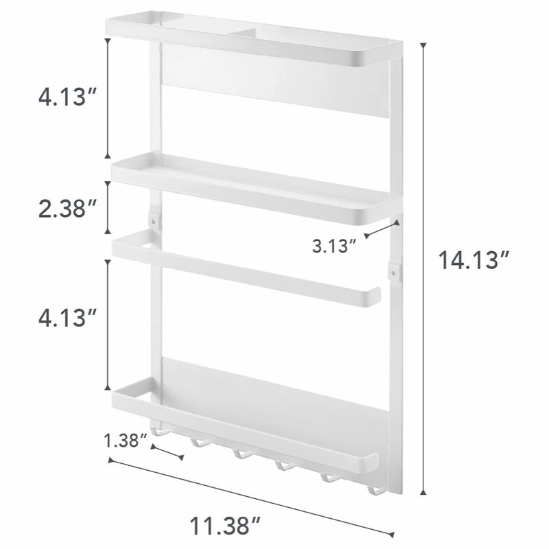 Yamazaki Home Magnetic Organizer, Steel, Magnetic 9 Yamazaki Home Magnetic Organizer, Steel, Magnetic - Image 7