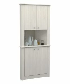 Inval America Inval 4-Door Engineered Wood Corner Pantry Storage Cabinet In Washed Oak 9 Inval America Inval 4-Door Engineered Wood Corner Pantry Storage Cabinet In Washed Oak -Coast2Coast shop aaf1d1f00f66deaa 8951 w800 h800 b1 p0