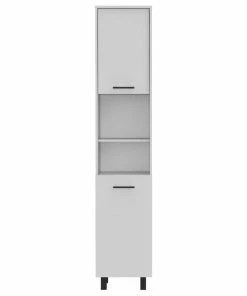 FM FURNITURE Sheffield Pantry Cabinet, White
