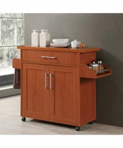 Hodedah Import Inc. Microwave Cart, Cherry 8 Hodedah Import Inc. Microwave Cart, Cherry -Coast2Coast shop abd103750b71c55d 2754 w800 h800 b0 p0