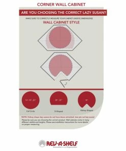 Rev-A-Shelf Polymer Full Circle 2-Shelf Lazy Susan For Corner Wall Cabinet, White -Coast2Coast shop ad5187160e7a6353 8084 w800 h800 b1 p0