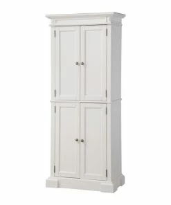 Homestyles Americana Off White Wood Pantry