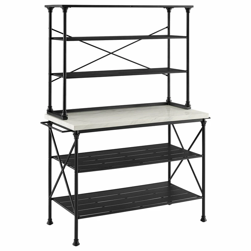 Crosley Madeleine Kitchen Island And Hutch 3 Crosley Madeleine Kitchen Island And Hutch