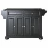 Crosley Alexandria Solid Black Granite Top Kitchen Island, Black -Coast2Coast shop b2b1812d065cb04f 2038 w800 h800 b1 p0