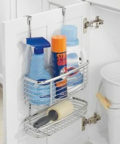 IDesign Axis Over The Cabinet Basket, Chrome -Coast2Coast shop b2d164890beb1898 3922 w800 h800 b0 p0