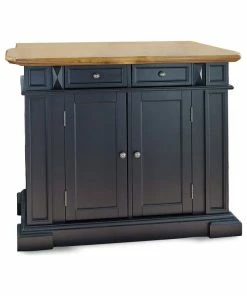 Home Styles Furniture Americana Kitchen Island By Homestyles, Black