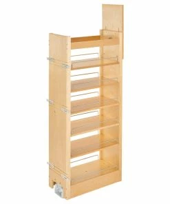 Rev-A-Shelf Wood Tall Cabinet Pull Out Pantry Organizer With Soft Close, 11"