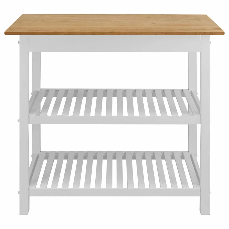 Casual Home Kitchen Island With Solid American Cherry Top 6 Casual Home Kitchen Island With Solid American Cherry Top - Image 4