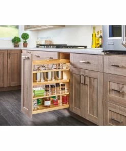Rev-A-Shelf Wood Base Cabinet Utility Pull Out Organizer With Soft Close, 7.5" 12 Rev-A-Shelf Wood Base Cabinet Utility Pull Out Organizer With Soft Close, 7.5" -Coast2Coast shop b5c19d0002585782 8040 w800 h800 b0 p0