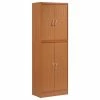 Hodedah Import Inc. Hodedah 4 Door Kitchen Pantry With 4 Shelves 5 Compartments In Cherry Wood 2 Hodedah Import Inc. Hodedah 4 Door Kitchen Pantry With 4 Shelves 5 Compartments In Cherry Wood -Coast2Coast shop b631a1060c180d82 7034 w800 h800 b1 p0