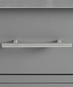 Crosley Savannah Stainless Steel Top Full-Size Kitchen Island Cart, Gray -Coast2Coast shop ba3153620f73b899 4547 w800 h800 b0 p0