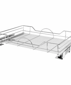 Rev-A-Shelf Steel Pull Out Organizer With Soft-Close For Base Cabinets, 32.36"
