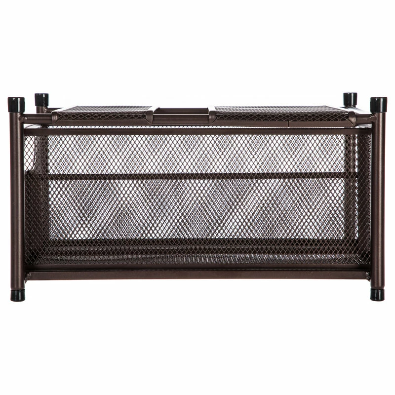 Home Zone Living Under Sink Sliding Basket Organizer, Vertical Divider 6 Home Zone Living Under Sink Sliding Basket Organizer, Vertical Divider - Image 4