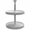 Rev-A-Shelf Polymer Full-Circle 2-Shelf Lazy Susans For Corner Wall Cabinets, White, 18"W 1 Rev-A-Shelf Polymer Full-Circle 2-Shelf Lazy Susans For Corner Wall Cabinets, White, 18"W -Coast2Coast shop c031d32702585996 7992 w800 h800 b1 p0