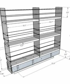 Vertical Spice 3x3x22 Spice Rack Drawer, Cream -Coast2Coast shop c1a18ce3098b55e9 5415 w800 h800 b1 p0