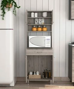 FM FURNITURE Bay Area Pantry, Light Gray 11 FM FURNITURE Bay Area Pantry, Light Gray -Coast2Coast shop c351f2340351585e 1882 w800 h800 b0 p0