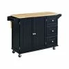 Homestyles Mobile Kitchen Island Cart With Wood Drop Leaf Breakfast Bar In Black -Coast2Coast shop c371d9bc0066a23b 9169 w800 h800 b1 p0