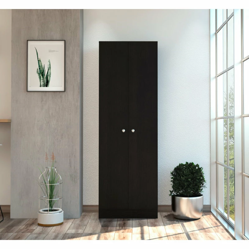 FM FURNITURE Virginia Storage Cabinet, Black Wengue 4 FM FURNITURE Virginia Storage Cabinet, Black Wengue - Image 2