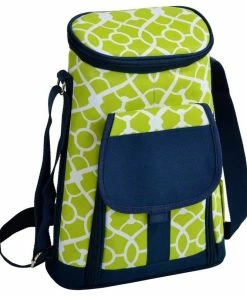 Picnic At Ascot Wine And Cheese Cooler, Trellis Green