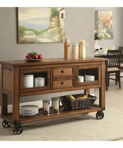 Acme Furniture Kadri Cart, Distress Chestnut Finish -Coast2Coast shop cbe103cd0b3c0940 0636 w800 h800 b0 p0
