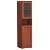 Hodedah Import Inc. 63" Tall Open Shelf Enclosed Storage Kitchen Pantry, Chery -Coast2Coast shop cfb1b1800112b6a0 1932 w800 h800 b1 p0