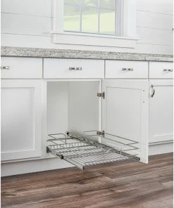 Rev-A-Shelf Single Tier Bottom Mount Pull Out Steel Wire Organizer, 21" 17 Rev-A-Shelf Single Tier Bottom Mount Pull Out Steel Wire Organizer, 21" -Coast2Coast shop d2417a51025857d1 8067 w800 h800 b0 p0