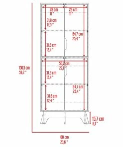FM FURNITURE Zurich Double Kitchen Pantry Light Oak-White 14 FM FURNITURE Zurich Double Kitchen Pantry Light Oak-White -Coast2Coast shop d35159eb03515850 1840 w800 h800 b1 p0