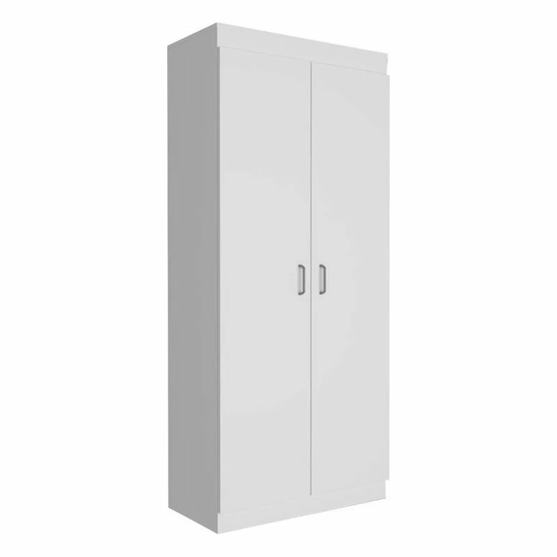 Tuhome Furniture TuHome White Modern Engineered Wood Varese Pantry Cabinet 3 Tuhome Furniture TuHome White Modern Engineered Wood Varese Pantry Cabinet