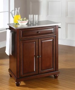 Crosley Cambridge Stainless Steel Top Portable Kitchen Island, Vintage Mahogany Finish 10 Crosley Cambridge Stainless Steel Top Portable Kitchen Island, Vintage Mahogany Finish -Coast2Coast shop d541869b06463afb 2024 w800 h800 b0 p0