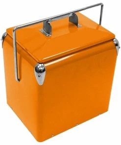 Creative Outdoor Distributor Retro Vintage 13L Cooler, Orange