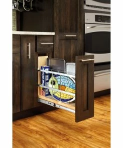 Rev-A-Shelf Wood Bakeware Pull Out Organizer With BB Soft Close, 5.26" -Coast2Coast shop d79145cb0e7a5cf0 8008 w800 h800 b0 p0