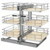 Rev-A-Shelf Steel 3-Tier Pull Out Solid Bottom Organizer For Blind Corner Cabinet, 15" -Coast2Coast shop d9618930025859cb 8035 w800 h800 b1 p0