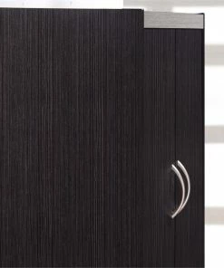 Home Square 4 Shelf Kitchen Pantry Set In Chocolate-Grey (Set Of 2) -Coast2Coast shop da1108e401cbf719 1249 w800 h800 b0 p0