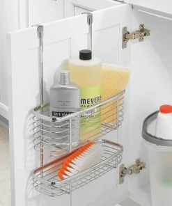 IDesign Axis Over The Cabinet Basket, Chrome -Coast2Coast shop dcd16f980beb188f 3922 w800 h800 b0 p0