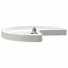 Rev-A-Shelf Kidney 1-Shelf Lazy Susan For Corner Base Cabinet, White, 24"W -Coast2Coast shop dd8124570e7a5dce 8088 w800 h800 b1 p0