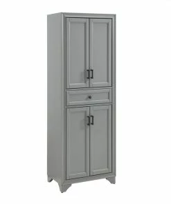 Crosley Tara Pantry Distressed Gray