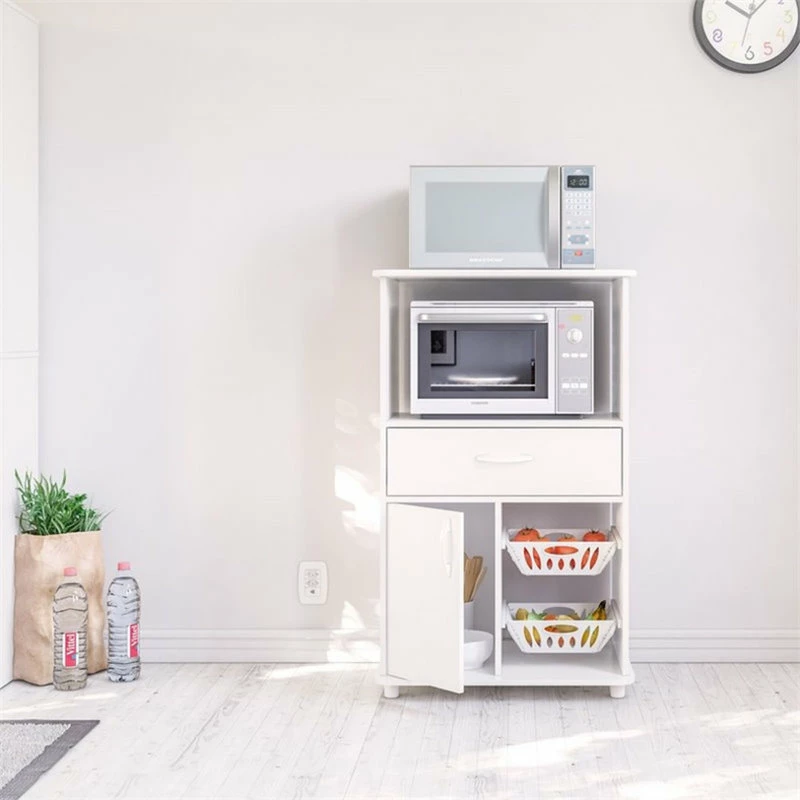 Boahaus Grenoble 1-Drawer Modern Wood Kitchen Storage Cabinet In White 6 Boahaus Grenoble 1-Drawer Modern Wood Kitchen Storage Cabinet In White - Image 4